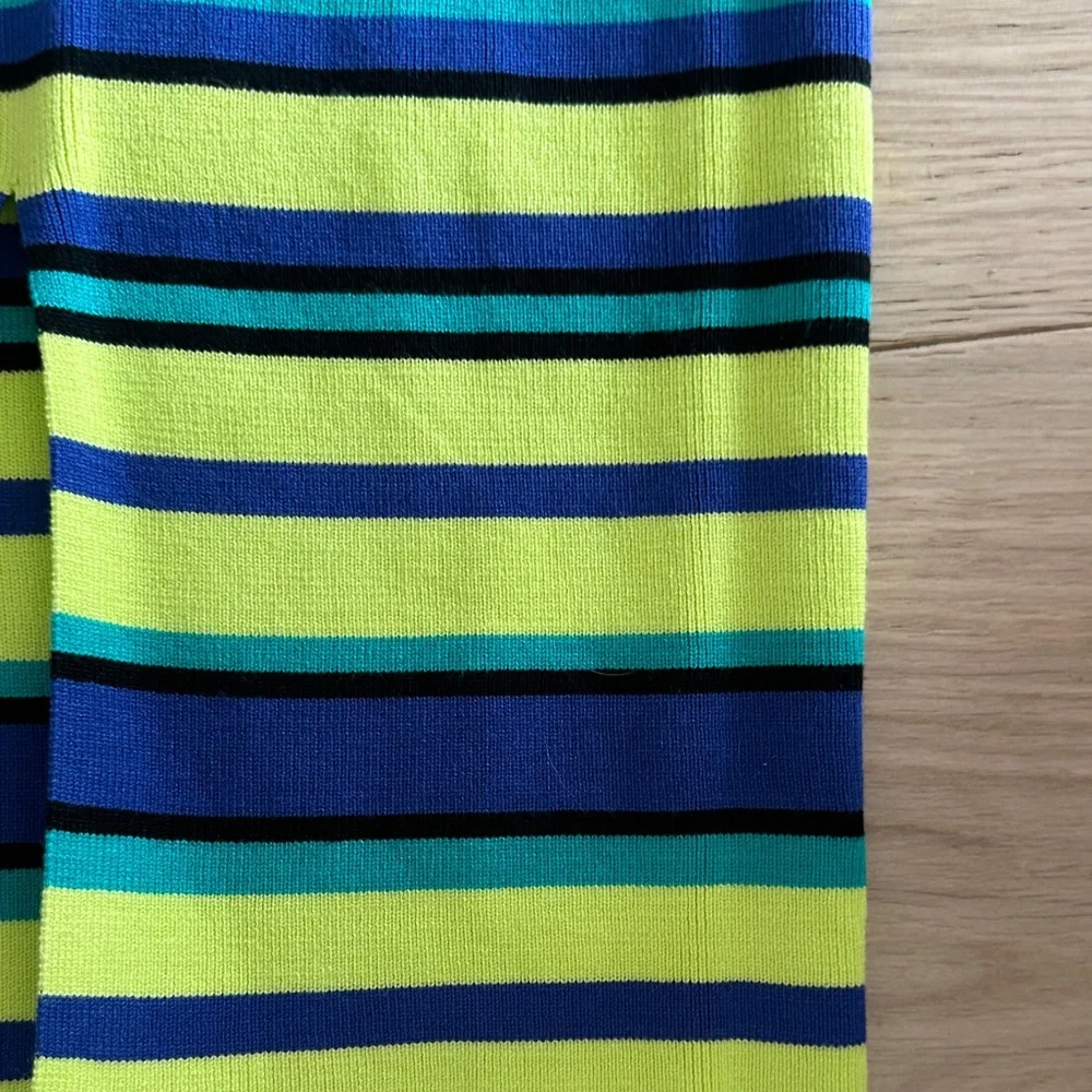 Striped Multicolor Women's Pencil Skirt - Picture 7 of 8